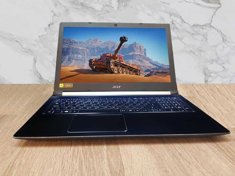 ACER gamingowy - IPS GTX1050 16GB SSD250GB+500GB Cs WoT GTA5