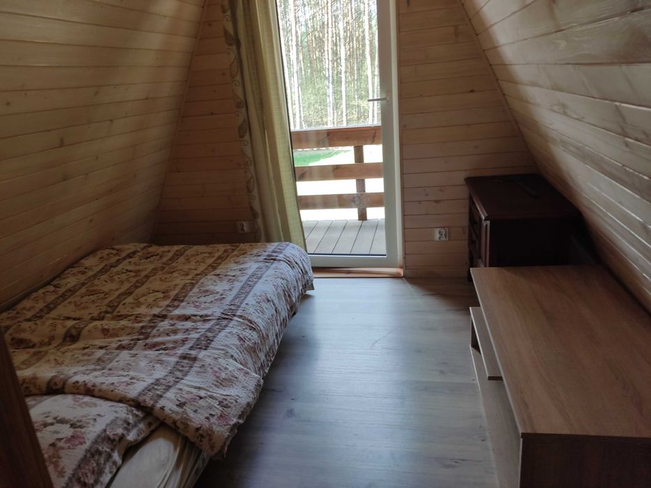 Do wynajęcia domek typu Brda w lesie przy łowisku, agroturystyka.