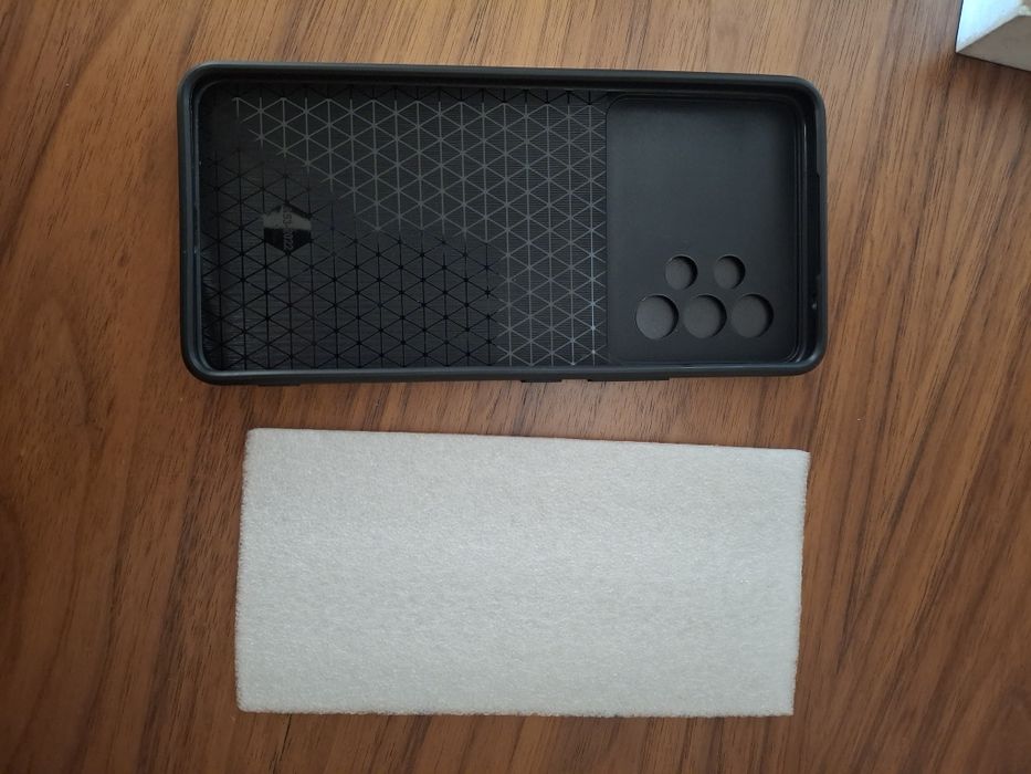 Capa a53 5G com protecção de câmara deslizante e anel 360