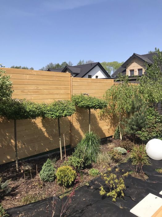 Ogrodzenie drewniane, płot drewniany ogrodowy, ogrodzenie Panelowe