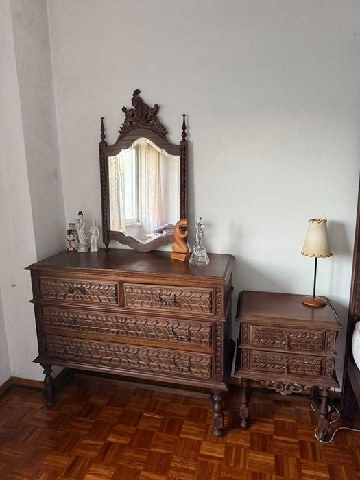 Conjunto mobília de quarto antiga