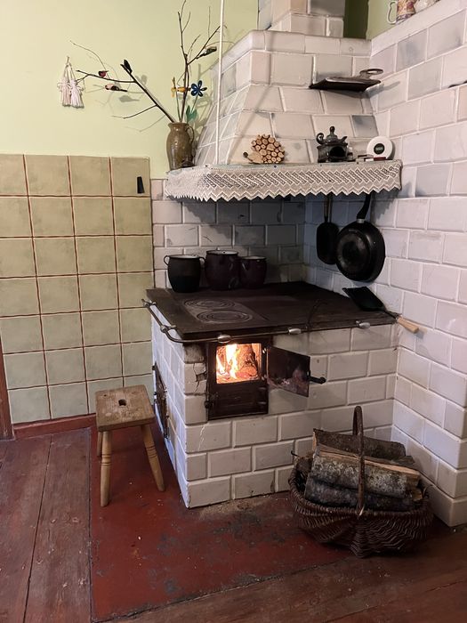 Domek, chatka na wsi, za wsią pod lasem podlaskie