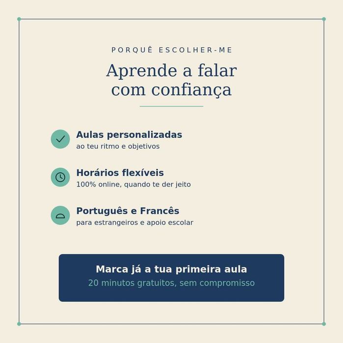 Aulas Online de Francês e Português Europeu desde 12 €