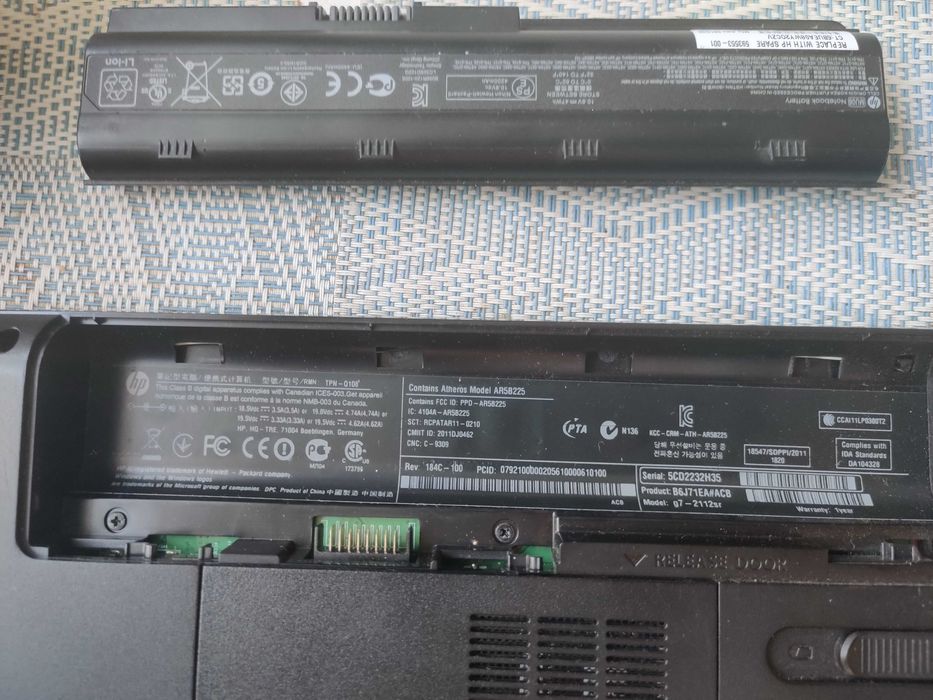 Ноутбук HP Pavilion g7-2112sr вівдновлення або запчастини