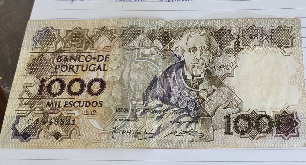 Nota do Banco de Portugal de 1000 euros