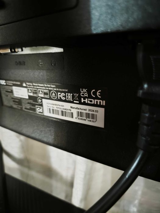 Monitor AOC G2 C24G2AE 23.6" 1920x1080px 165Hz 1 ms [MPRT] Curved