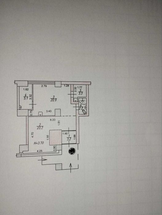 Продаж приміщення вільного призначення по Бульвару Центральному