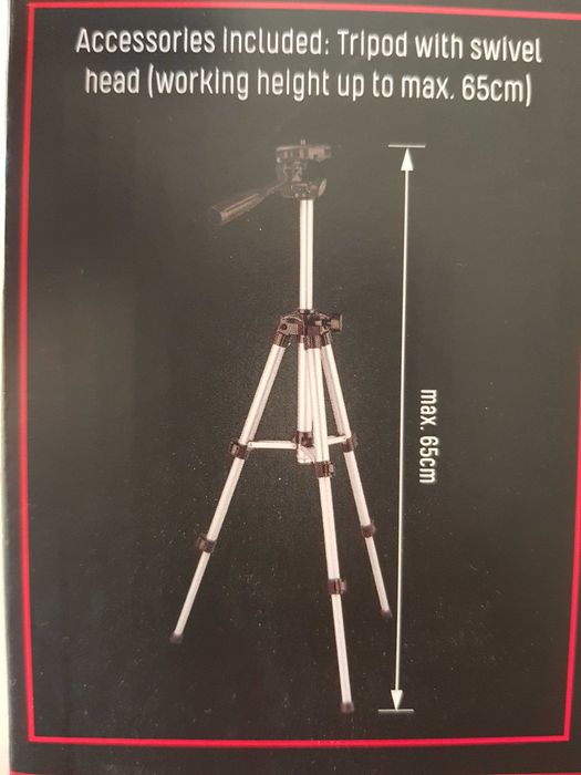 Laser krzyżowy ze statywem Parkside nie użyty