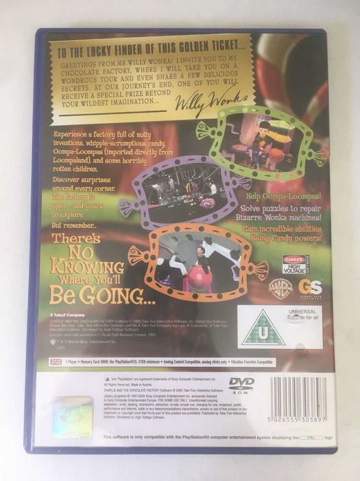 PS2 - Charlie and The Chocolate Factory
