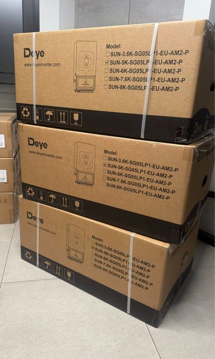 Deye інвертор 6kw і акумулятор 5kw deye