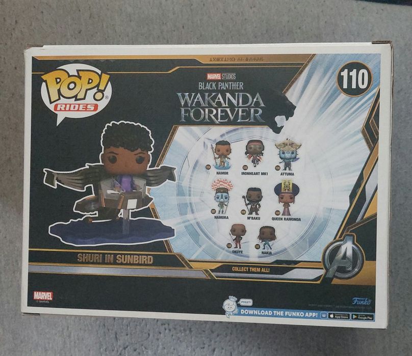 Funko pop shuri in sunbird
