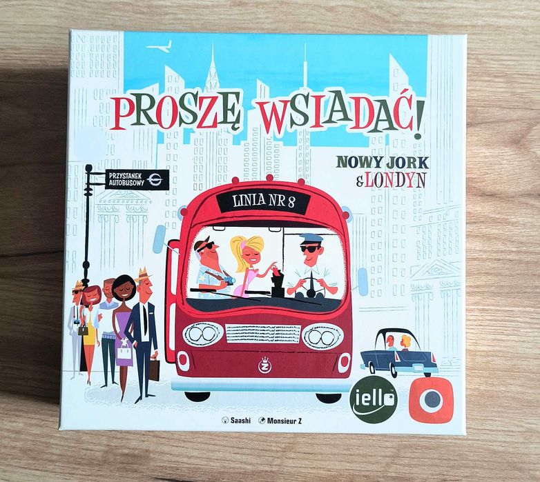 Gra planszowa Proszę wsiadać! Nowy Jork & Londyn