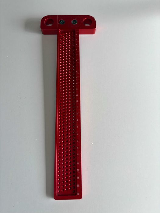 Régua T de Marcação Precisão Alumínio 260mm Marcenaria