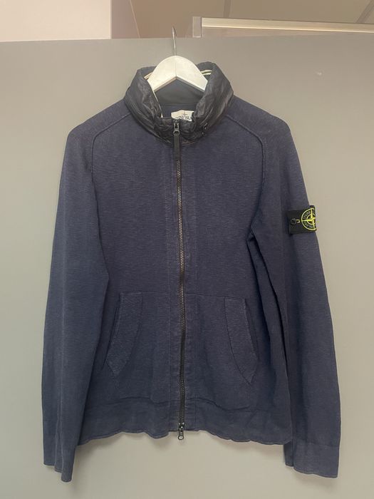 Stone island knit zip