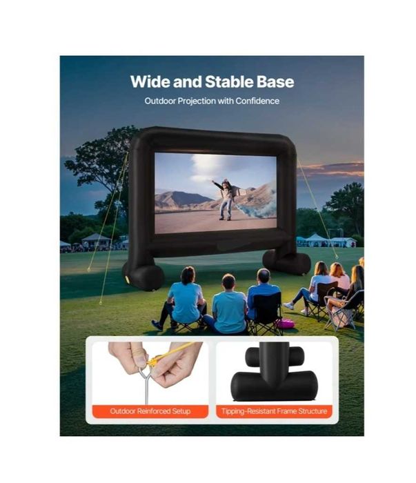 Excelente Tela de Cinema 263 x 147 cm com projetor Optoma HDMI