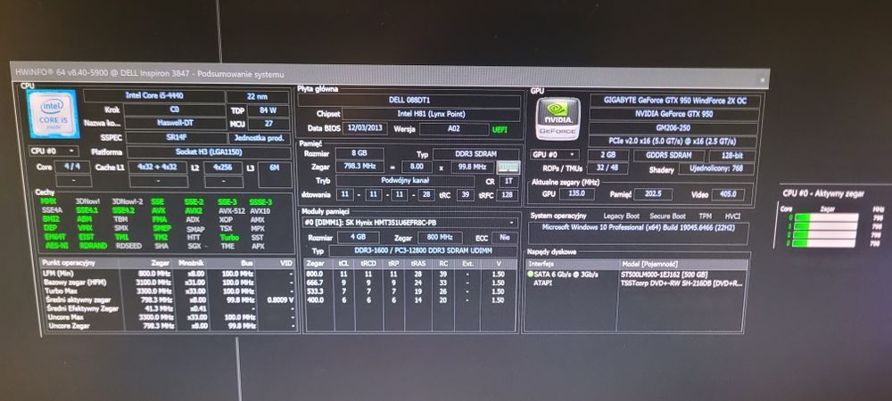 Gamingowy PC - GTX950/ i5-3.3GHz/FullHD/8GB_RAM