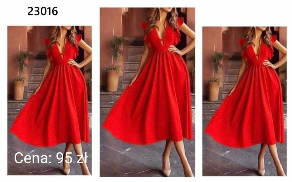 Piękna sukienka wieczorowa