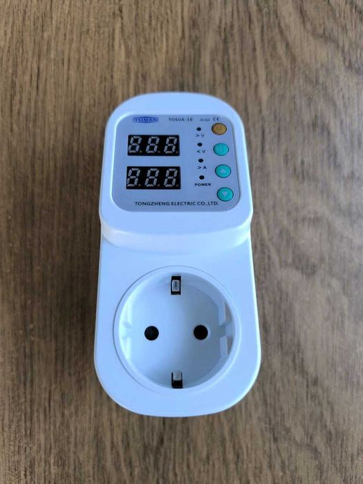 Реле напруги відсікач регульовані в розетку TAXNELE і TOMZN НОВІ, ОПТ