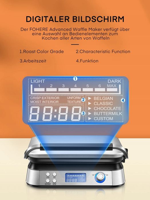 Fohere  gofrownica 1600W