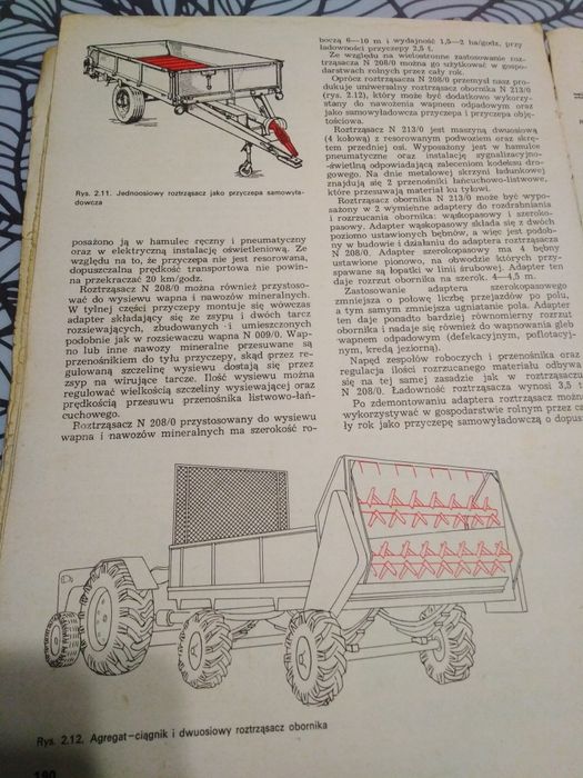 Stara książka ciągniki i maszyny rolnicze