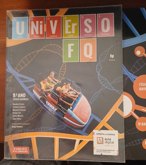Manual e caderno de fichas de físico-química 9°ano "Universo FQ"