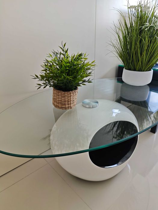 Móvel Sala Branco e Preto