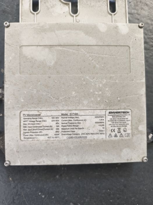 Micro inversor Evt400 painéis