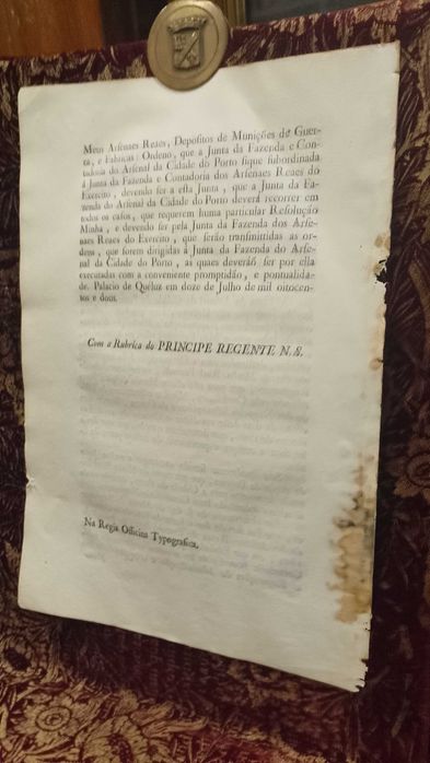 Inspeção do Arsenal na Cidade do Porto 1802
