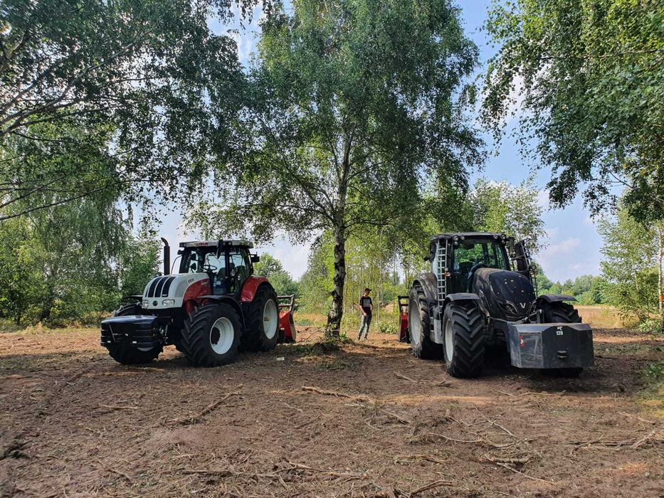 Karczowanie Wycinka drzew Mulczer Czyszczenie działek mulczowanie