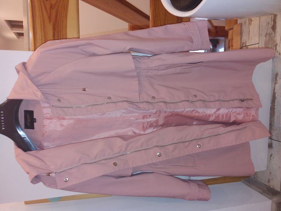 Lekki płaszczyk wiosna jesień ATTENTIF M  gratis łańcuszek