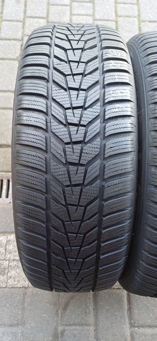 215/55R18 99V HANKOOK , dwie używane opony zimowe.