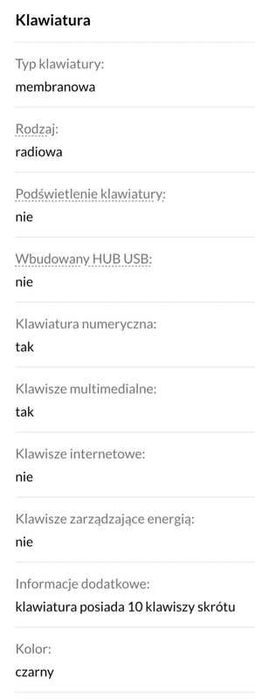 Klawiatura bezprzewodowa HP