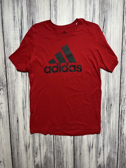 Adidas футболка оригинал красная XXL размер 2XL
