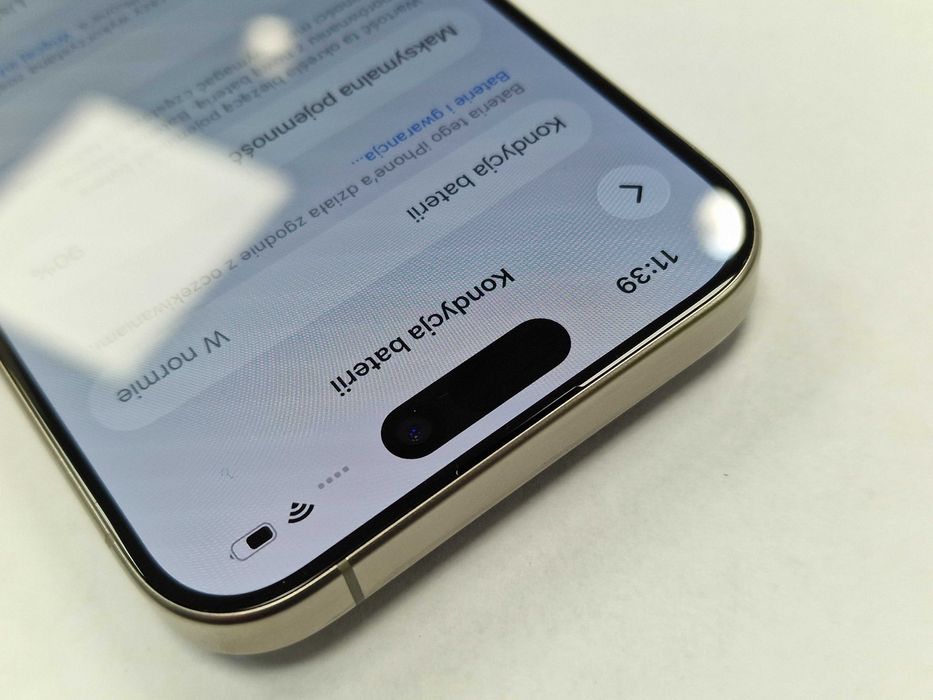 Iphone 15 PRO 1TB/ Natural Titanium/ 90%/ Grade A/ + ładowarka/ X-KOM