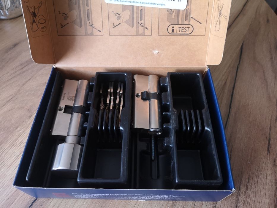 2 wkładki Abus 30/40 system jednego klucza