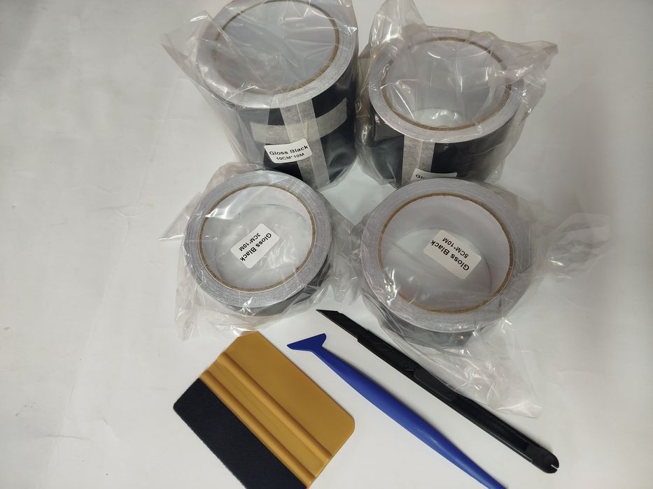 Стрічка для антихрому ,мат сатин, глянцева, самоклеюча  стрічка на пор