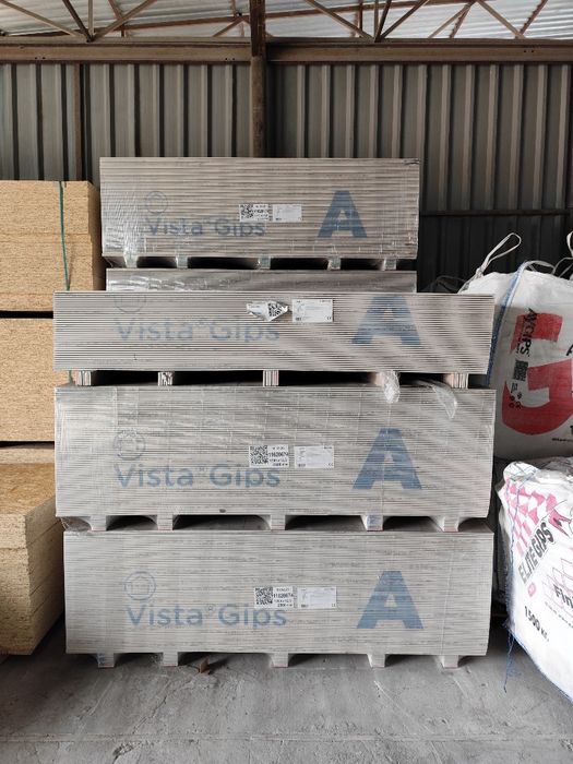 Гипсокартон стеновой 12.5, потолочный 9.5- в наличии, доставка