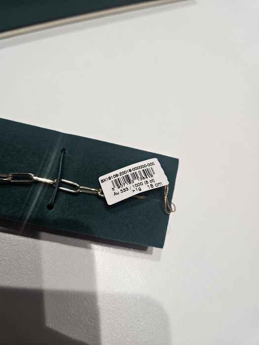 NOWA Bransoletka YES Certyfikat  Złoto 0.333