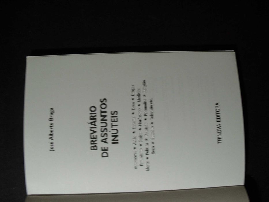 Braga (José Alberto);Breviário de Conhecimentos Inúteis;