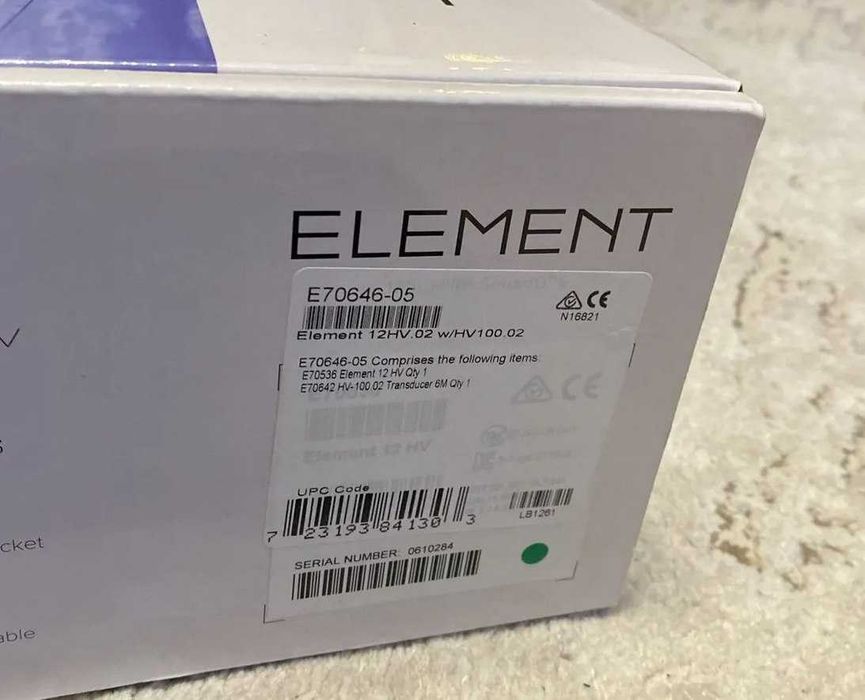 Echolot Raymarine Element 12 HV com HV-100 quase novo