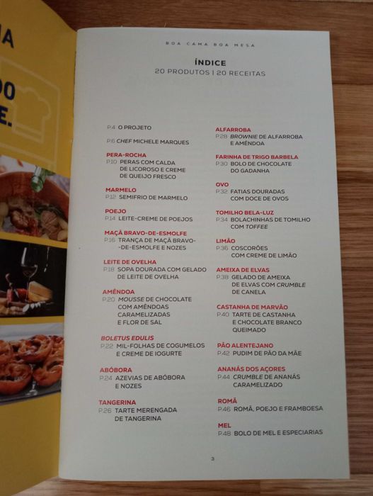 Caderno de receitas de produtos Portugueses – Sobremesas