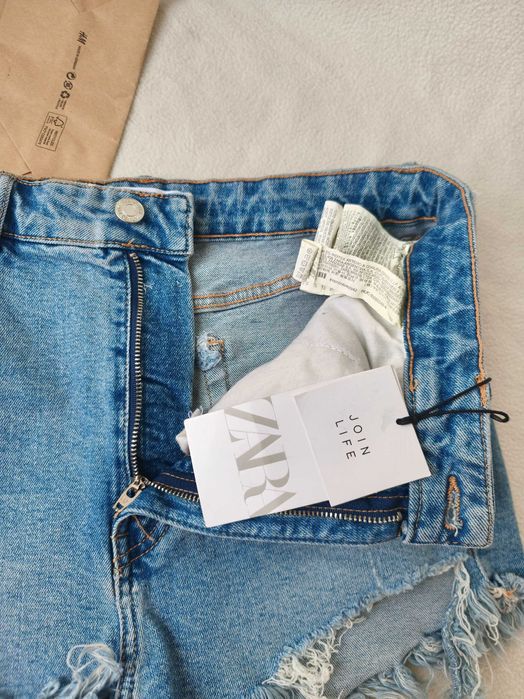Оригинал! джинсовые шорты  Zara идут на 38 - M-L.