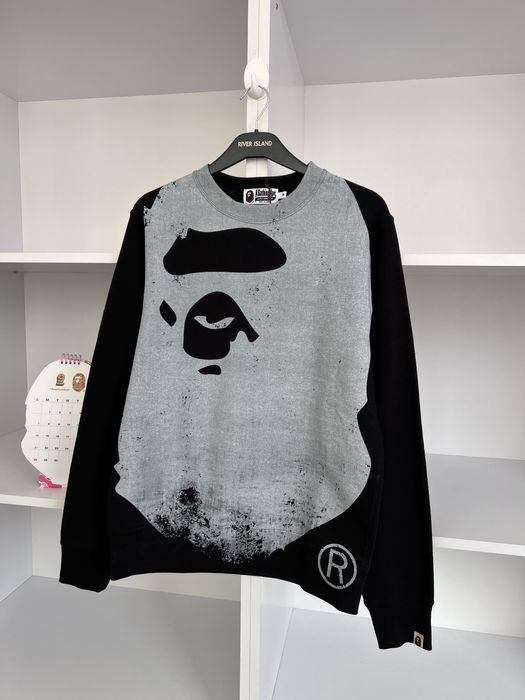 Світшот Bape Ape Head Over Print Crewneck оригінал