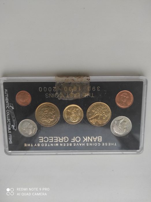 Коллекционный набор монет Греции