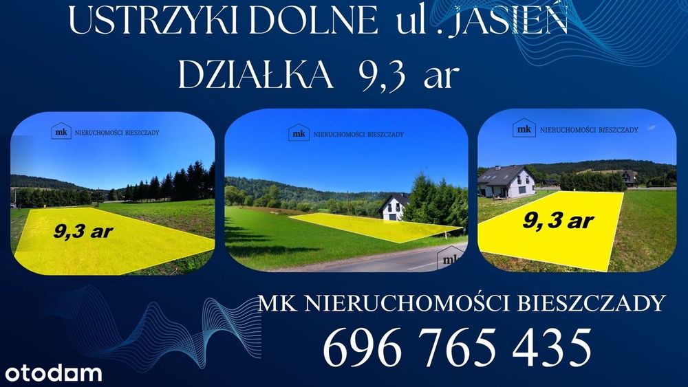 Działka w Ustrzykach Dolnych