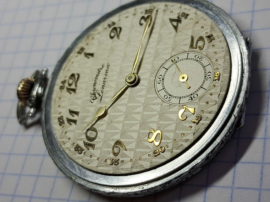 Zegarek CHRONOMETRE płasciutenki,chodzi,piekny