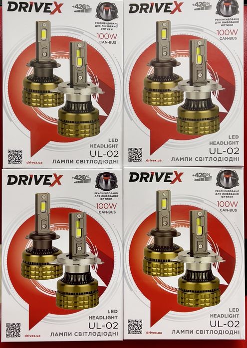 Лампочки лед 100Вт  DriveX UL-02  Лампи, які засвітять у будь яку погоду!