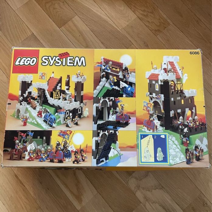 Lego zamek 6086 PLAKAT box manual