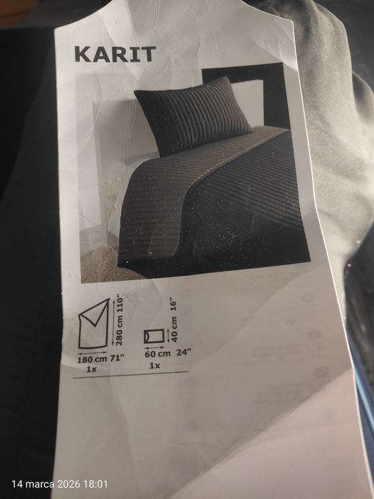 Narzuta na łóżko ikea