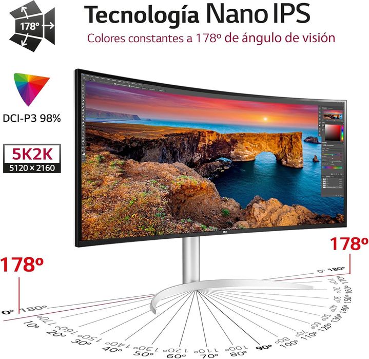Monitor LG 40WP95CP-W 40" 5K2K Nano IPS (Thunderbolt 4) - Muito Bom estado